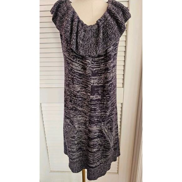 BCBG MAXAZRIA Sweater Dress Merino Wool Cashmere Blend POCKETS Sleeveless XS SM - Picture 1 of 6